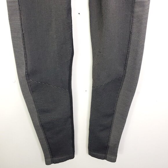 Aerie Pants Womens Offline Leggings Thick Stretchy 7/8 Length Gray Colorblock - Picture 3 of 10